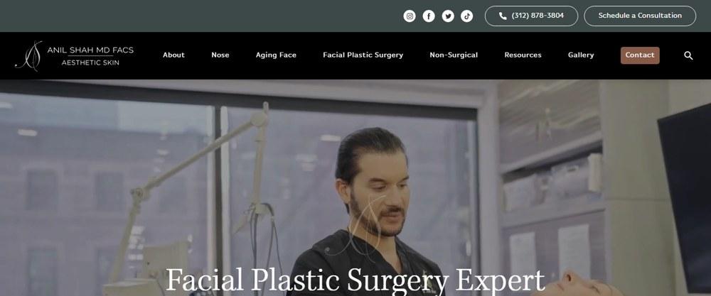 Anil R Shah — practice website