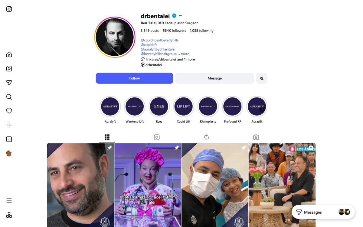 Ben Talei — Instagram profile