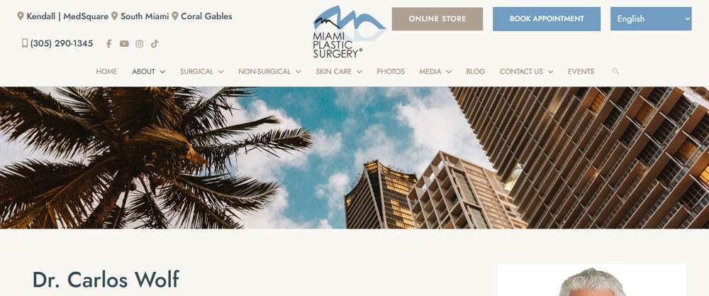 Carlos Wolf — practice website