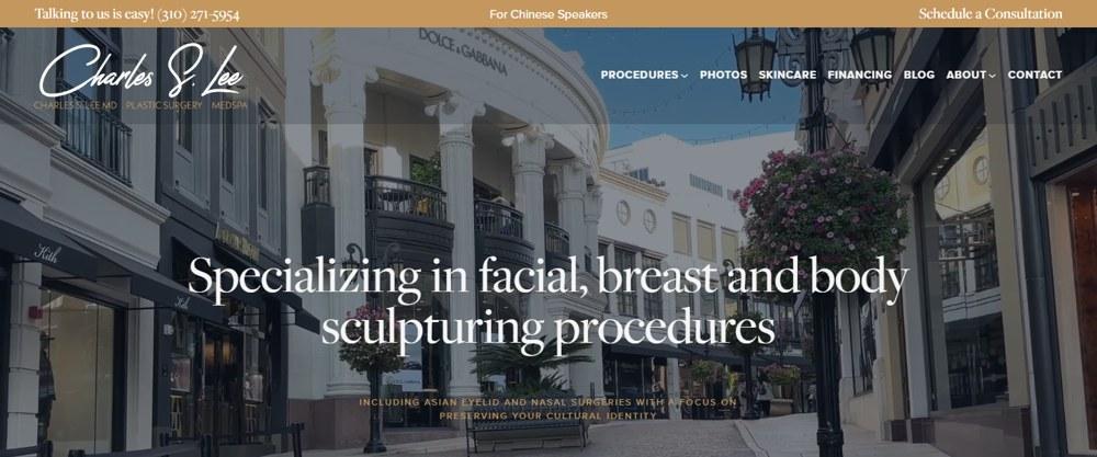 Charles S Lee — practice website