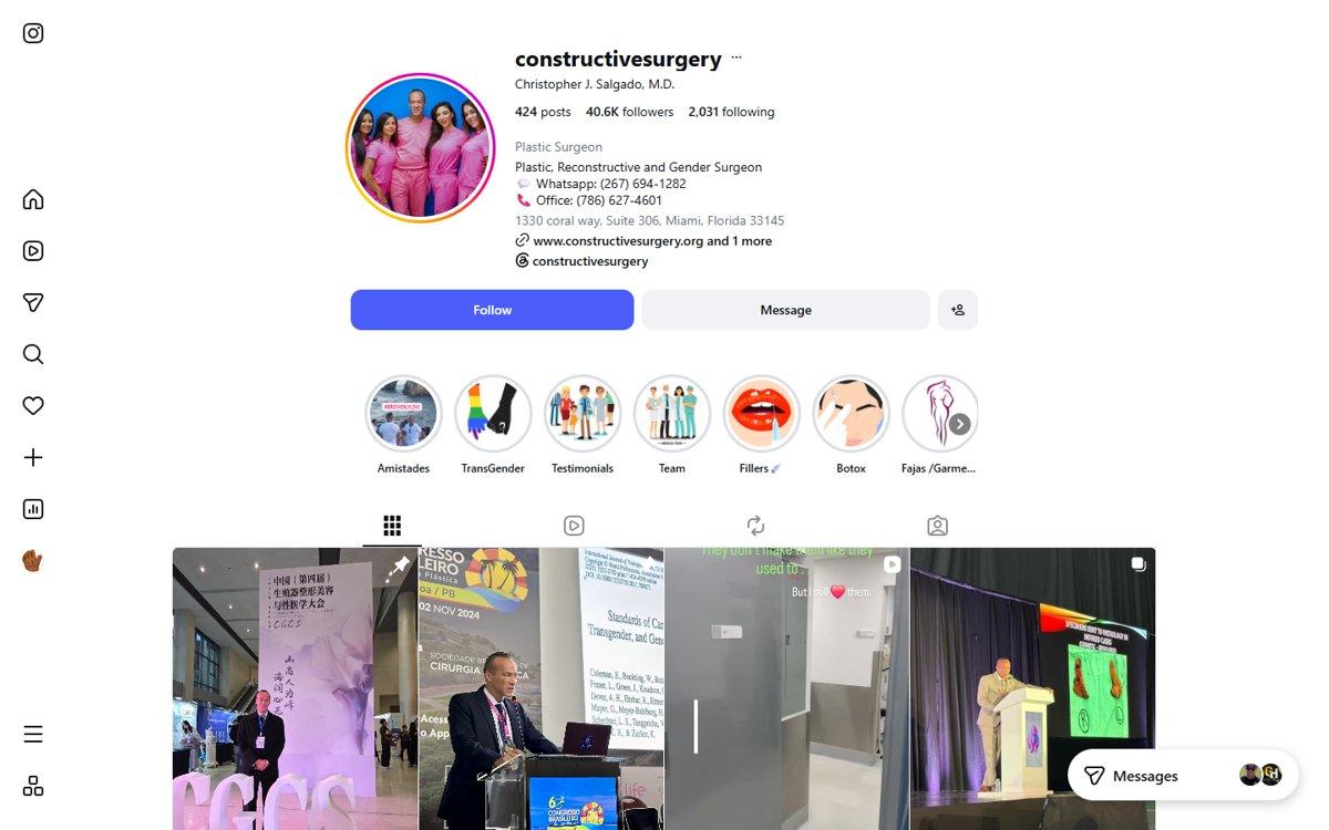 Christopher J Salgado — Instagram profile