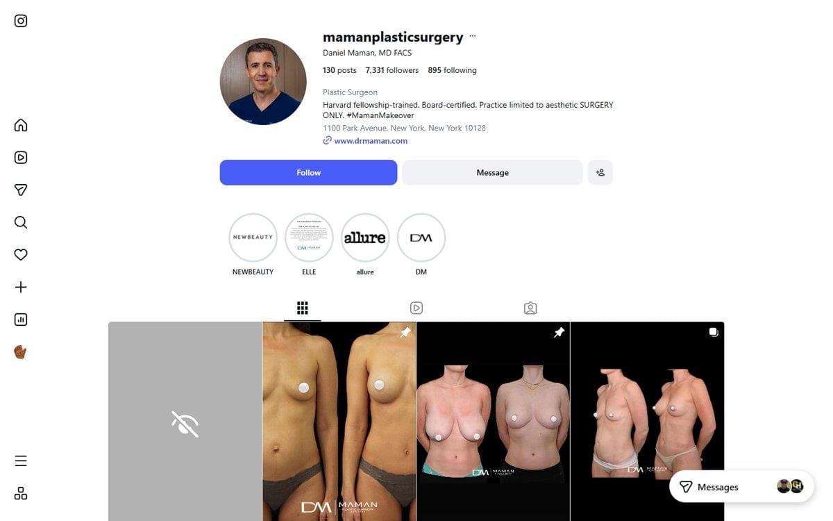 Daniel Maman — Instagram profile