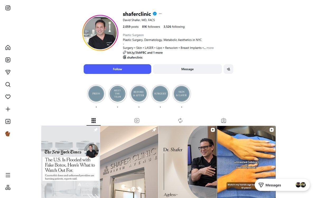 David Shafer — Instagram profile