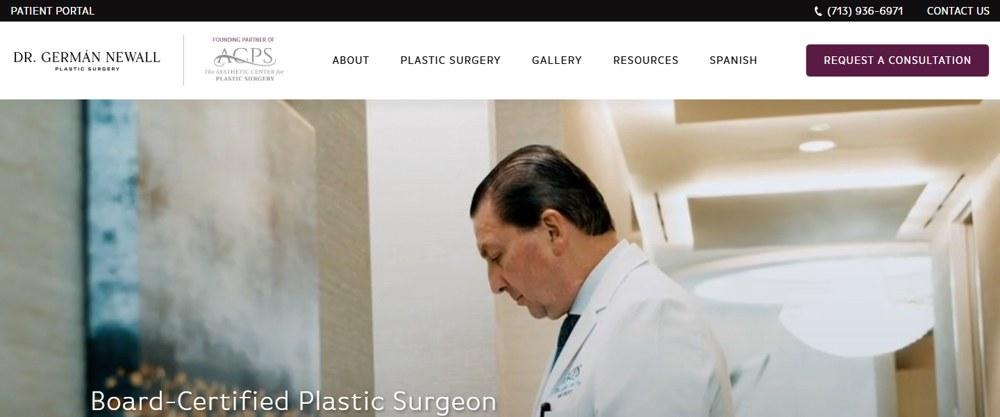 German Newall — practice website