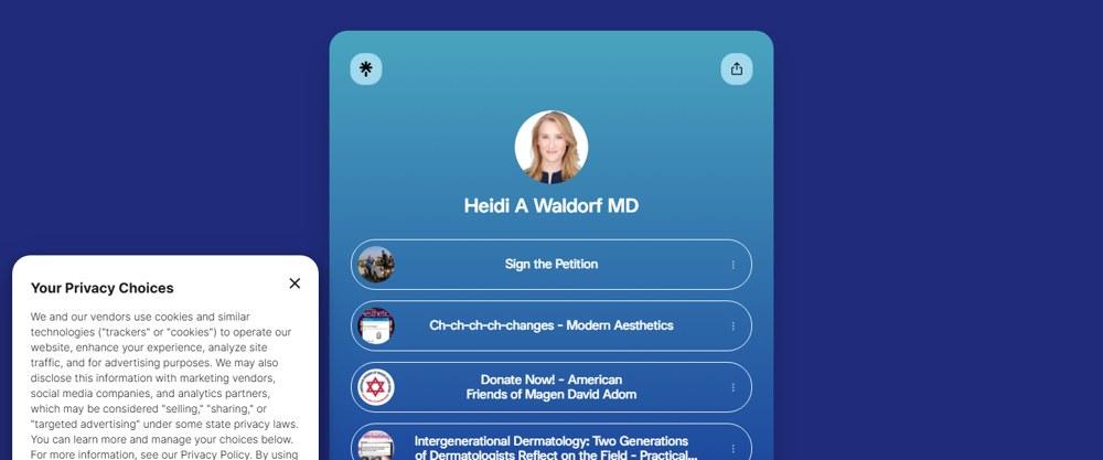 Heidi Waldorf — practice website
