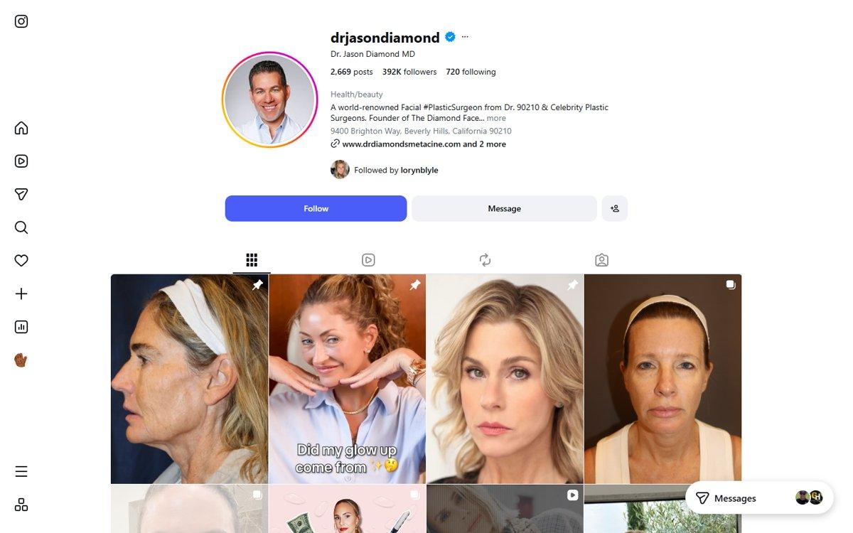 Jason B Diamond — Instagram profile