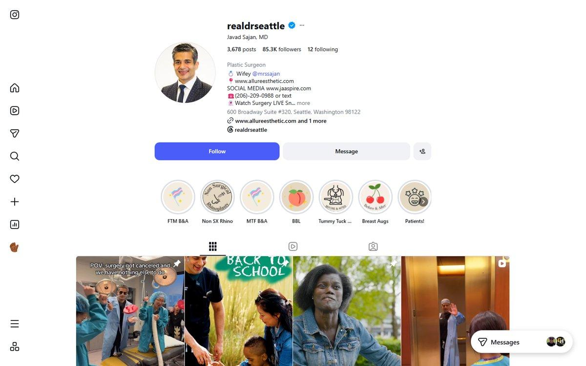 Javad Sajan — Instagram profile