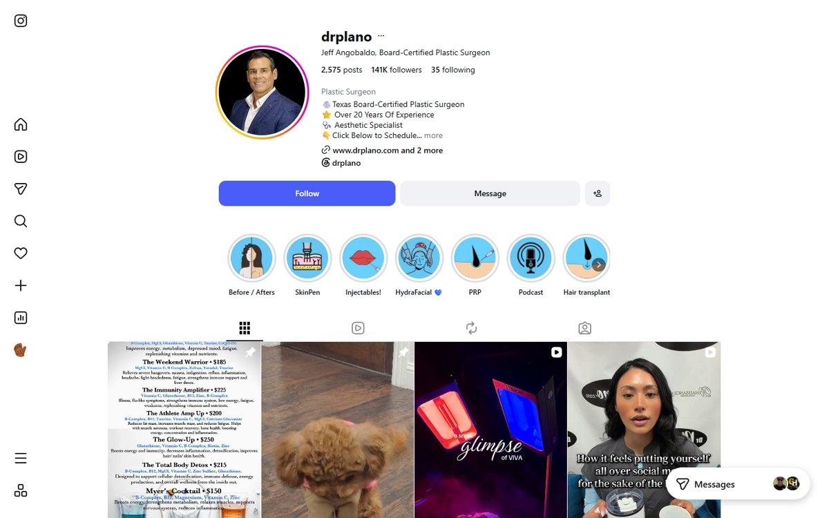 Jeff Angobaldo — Instagram profile