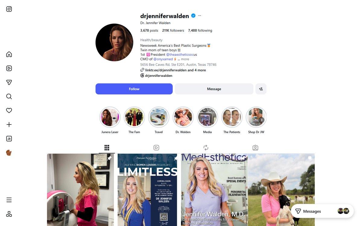 Jennifer L Walden — Instagram profile