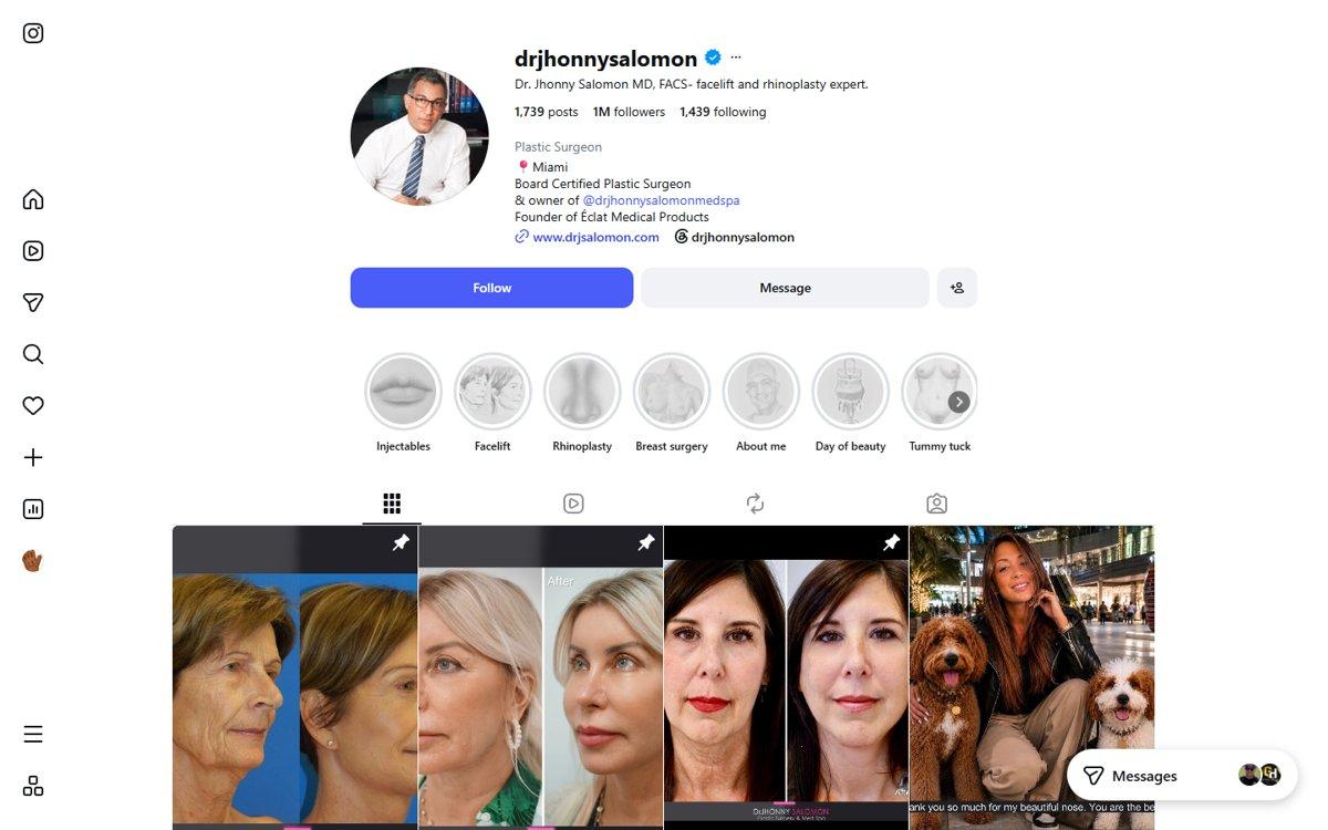 Jhonny Salomon — Instagram profile