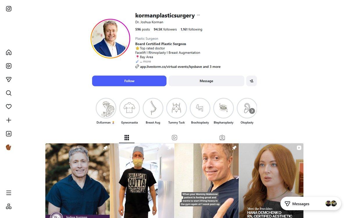 Joshua Korman — Instagram profile