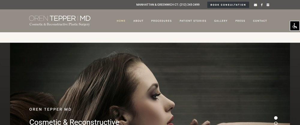 Oren Tepper — practice website
