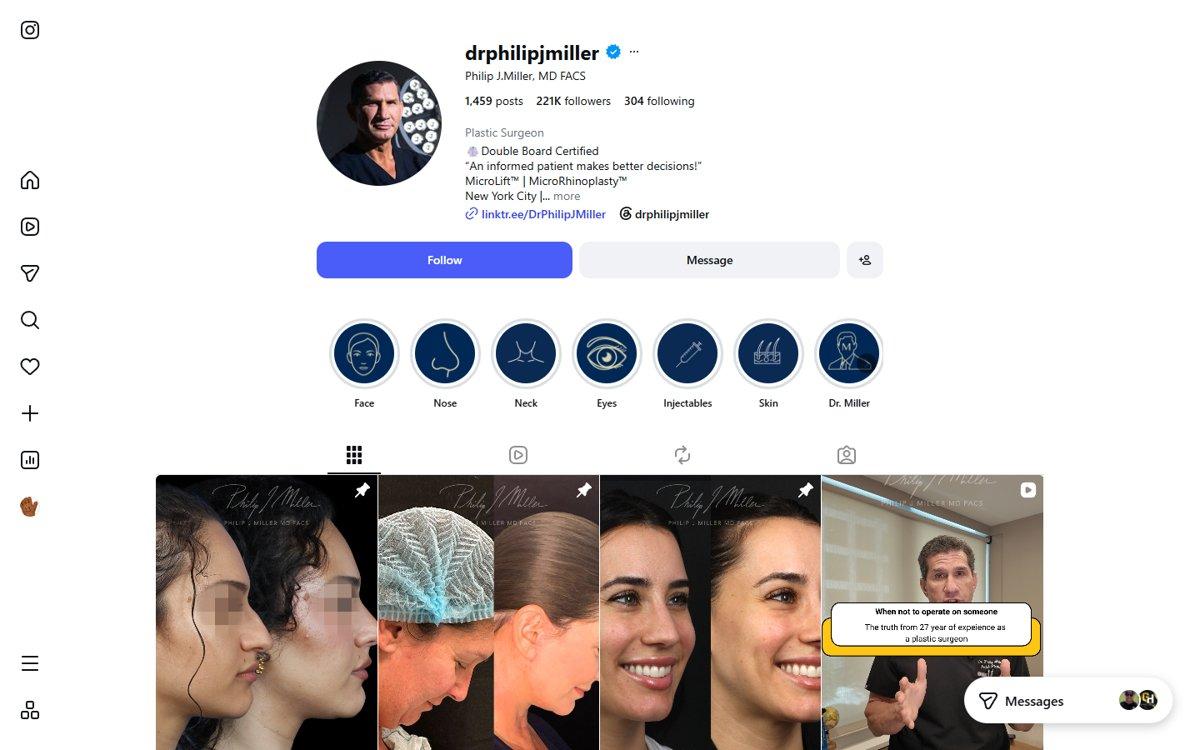 Philip Miller — Instagram profile