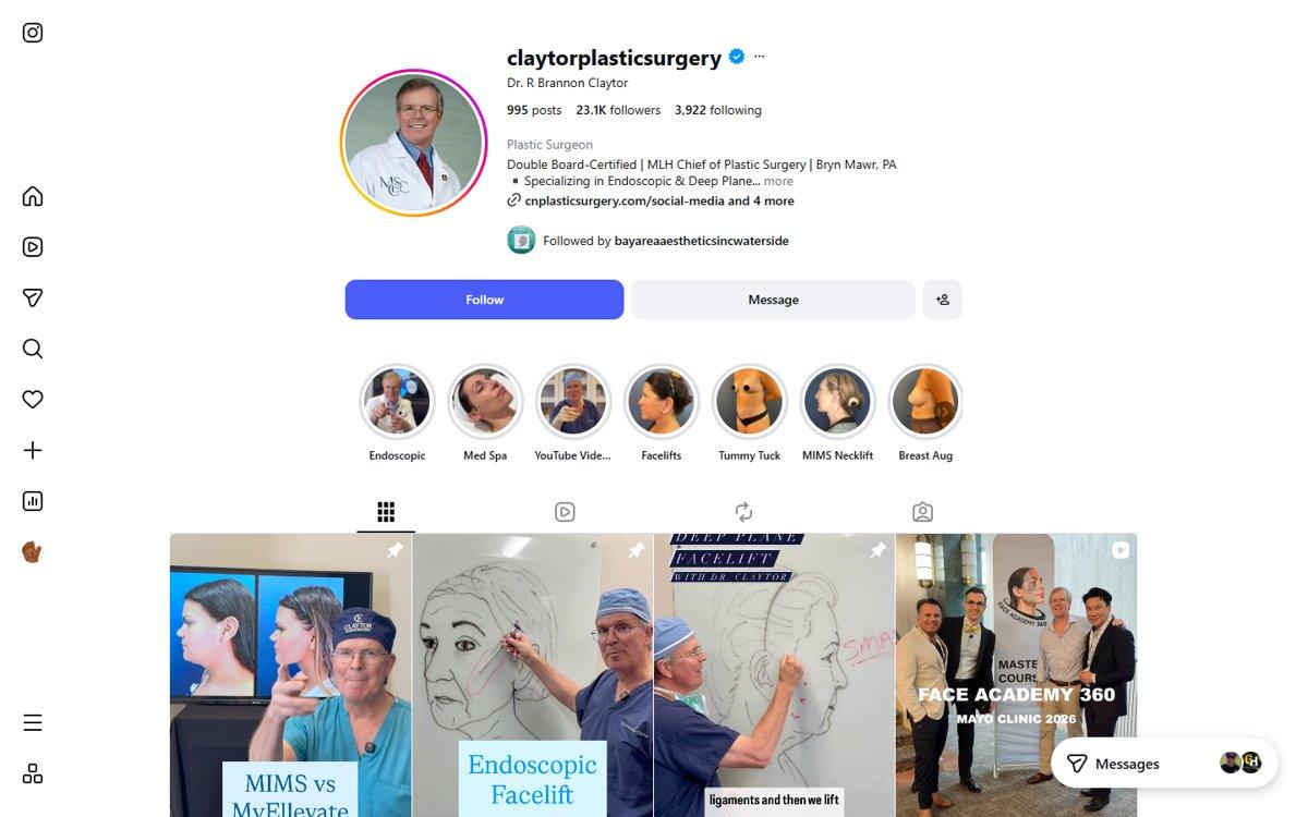 R Brannon Claytor — Instagram profile