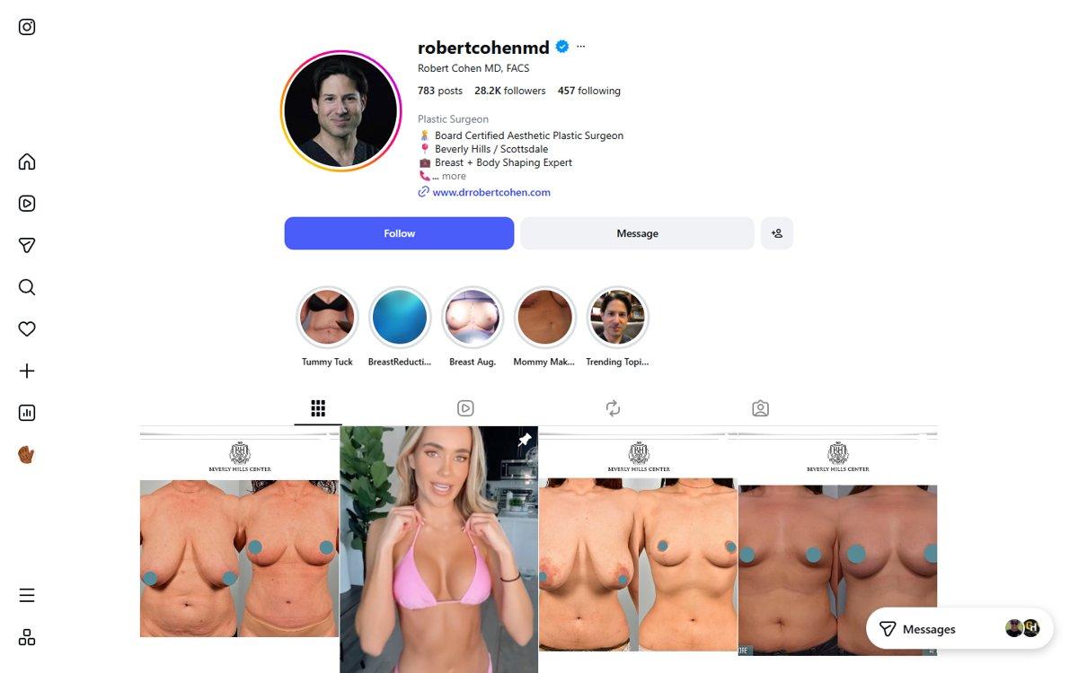 Robert Cohen — Instagram profile
