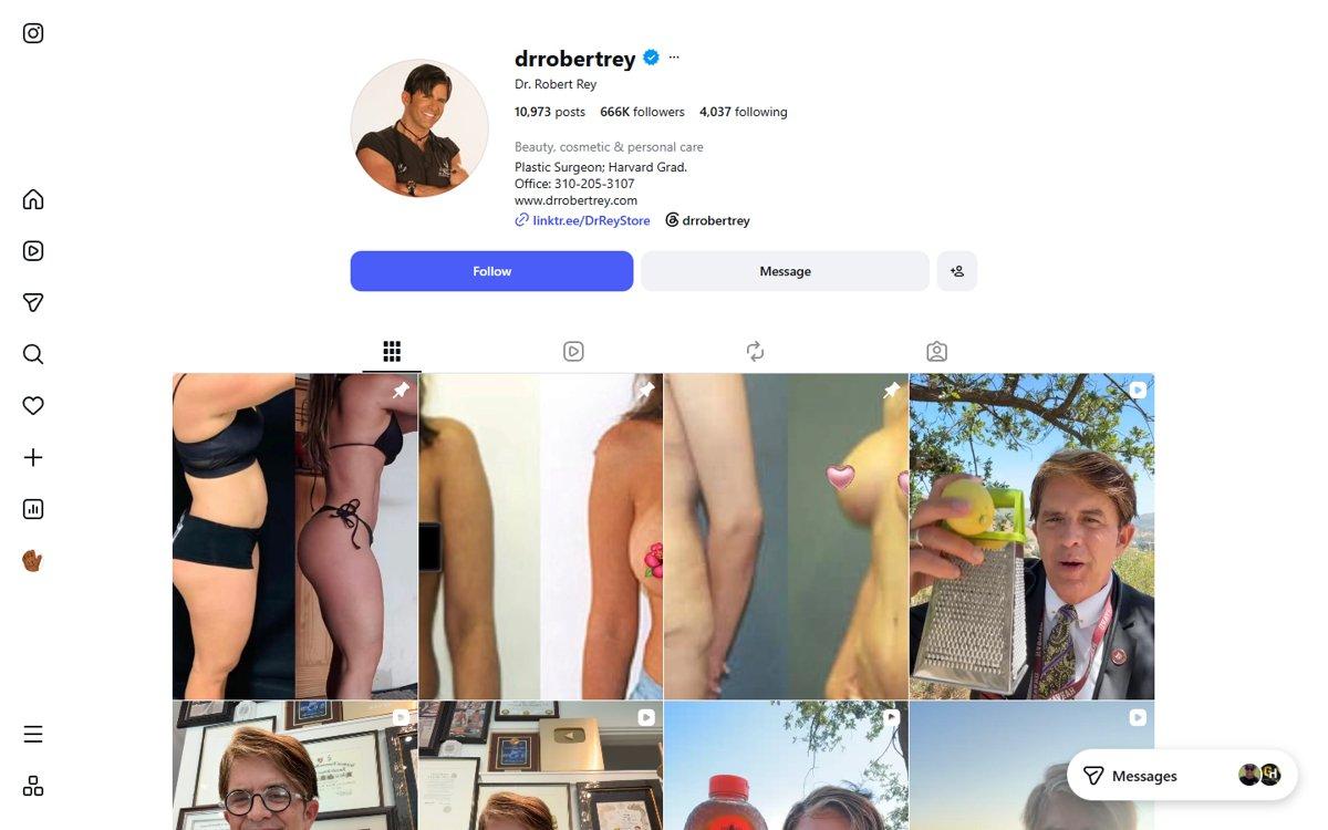 Robert Rey — Instagram profile