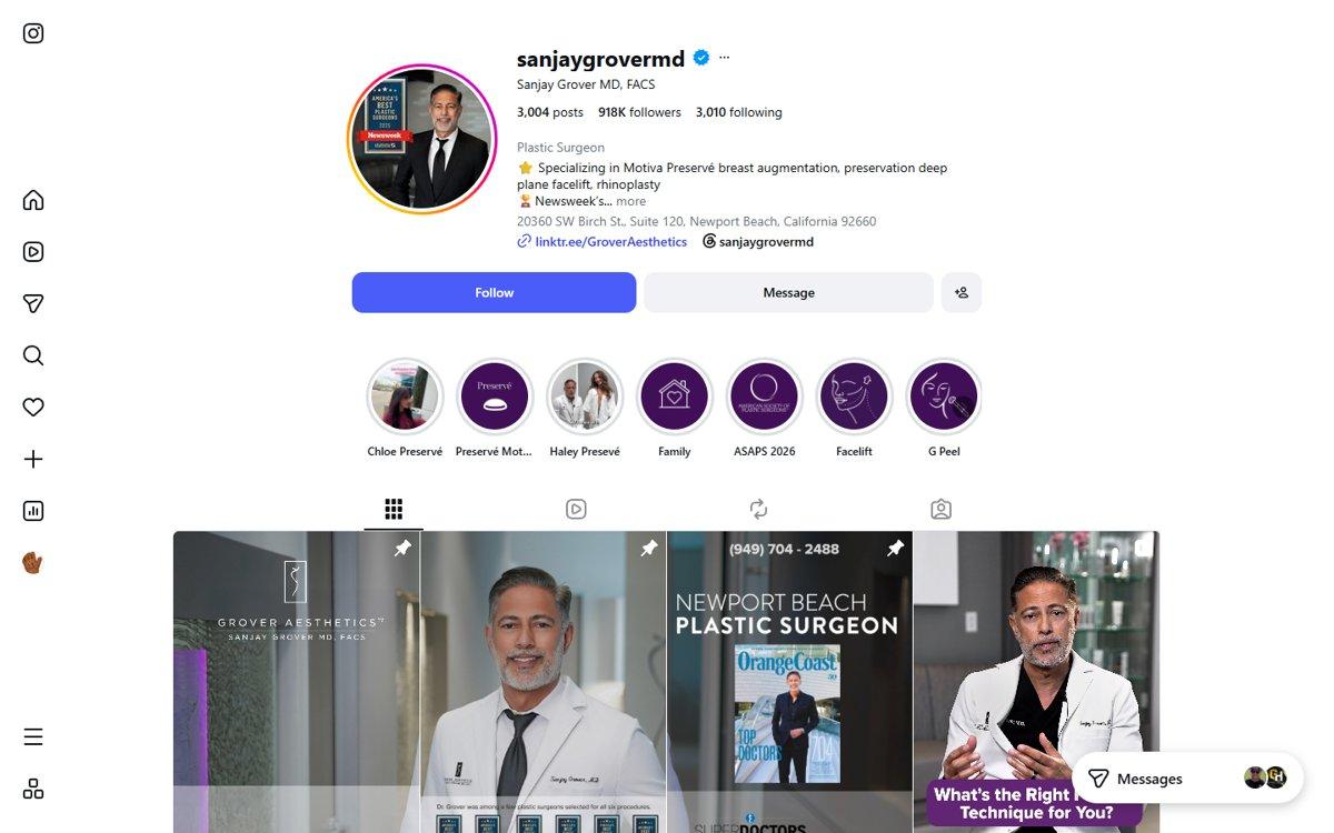 Sanjay Grover — Instagram profile