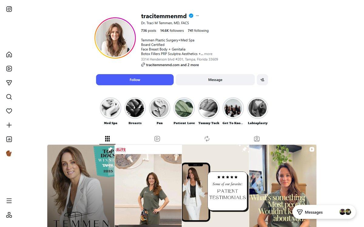 Traci Temmen — Instagram profile