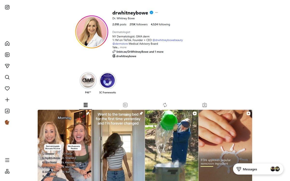 Whitney Bowe — Instagram profile