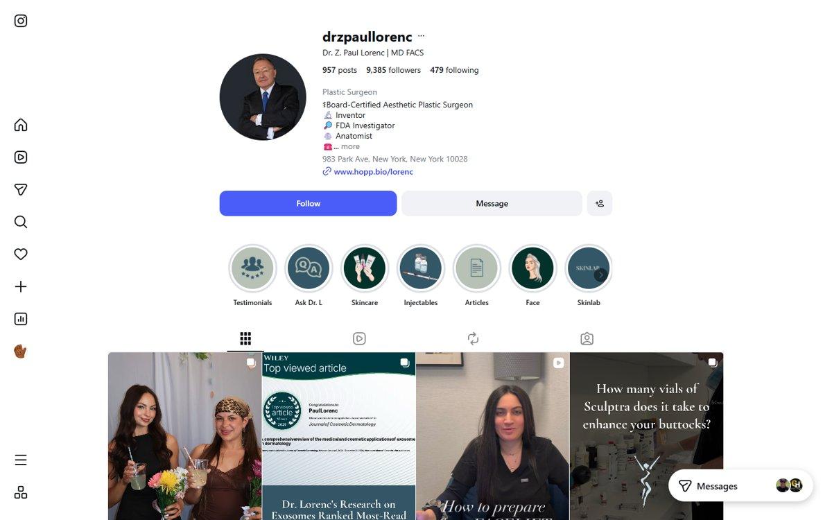 Z Paul Lorenc — Instagram profile