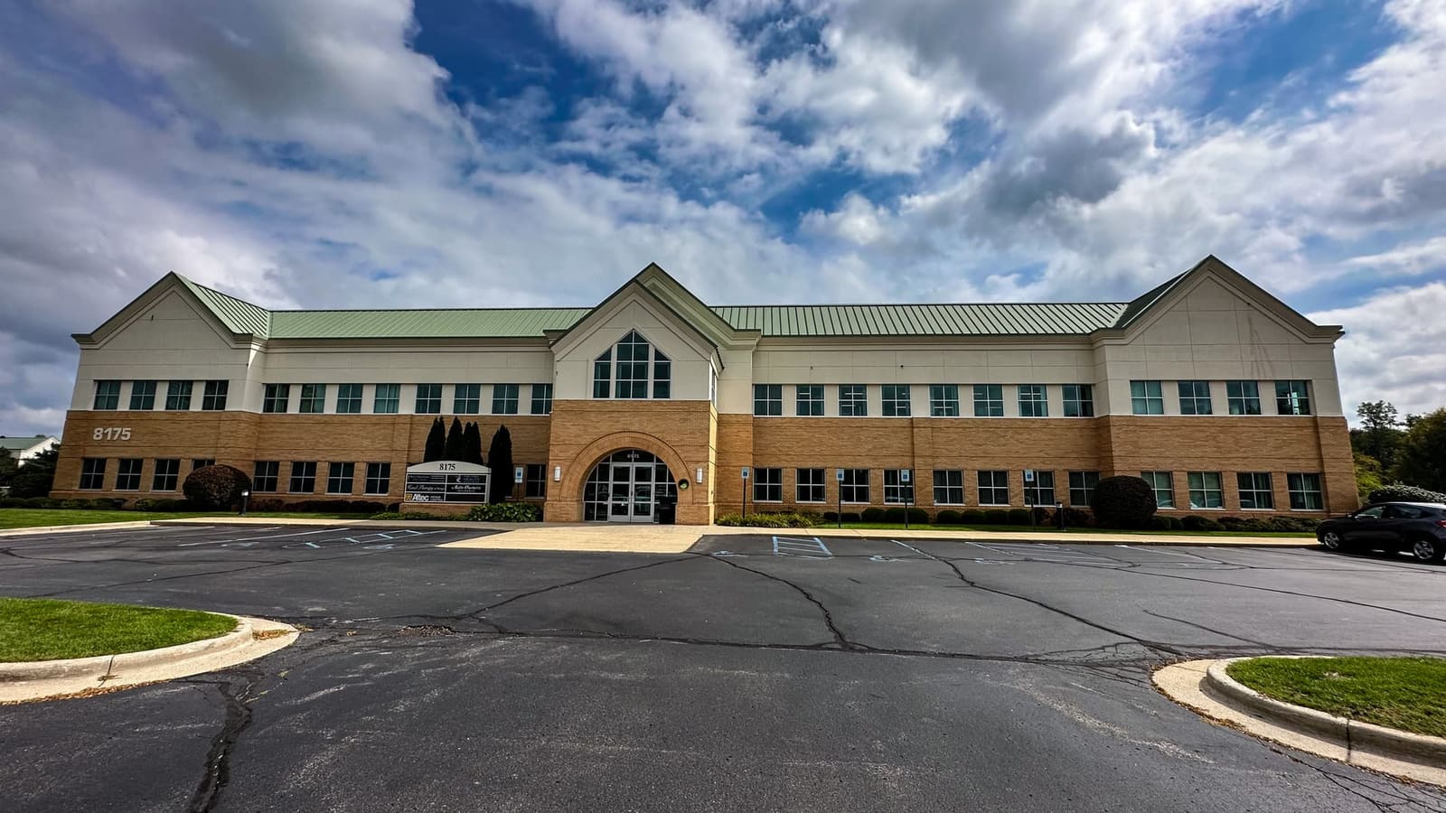 The practice building front