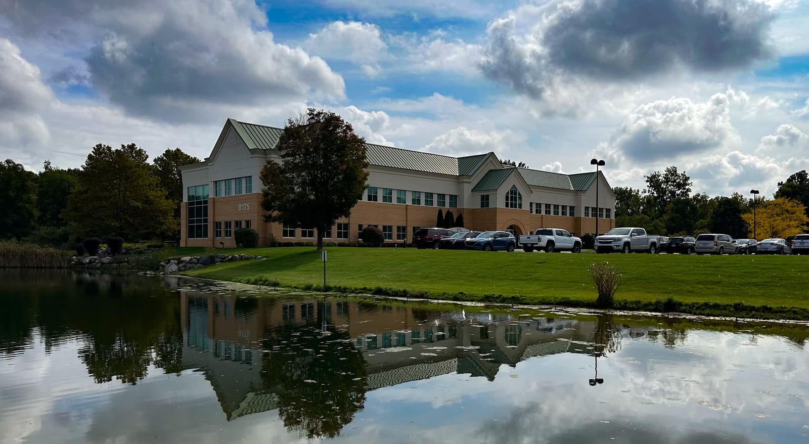 West Michigan Plastic Surgery — 8175, reflected across the pond