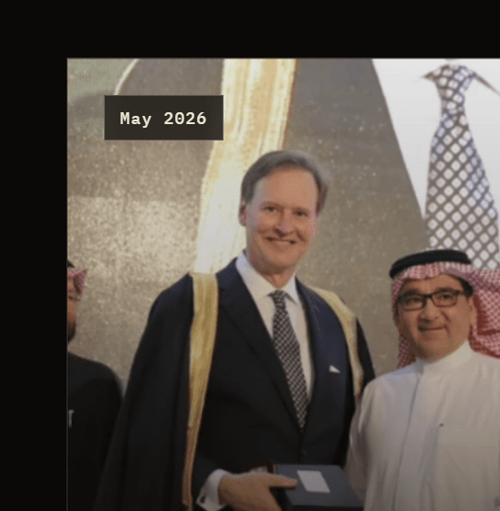 Honored guest faculty — Riyadh, May 2026